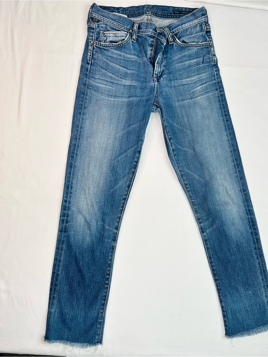 Citizens Of Humanity Denim - Citizens Of Humanity Medium Blue Boyfriend Slim Straight Jeans
